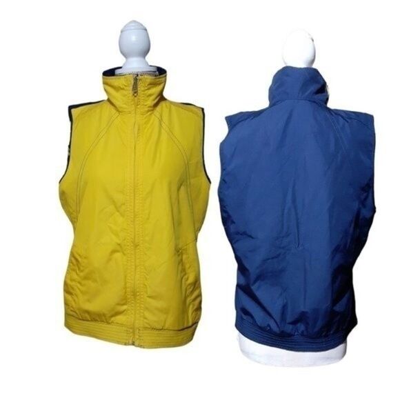 Ralph Lauren LRL Color Block Multi Color Reversable Vest Women's Size Medium - Picture 3 of 14